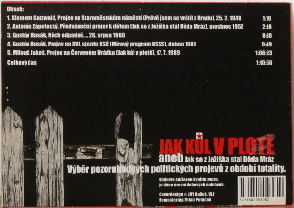 CD Jak kůl v plotě aneb Jak se z Ježíška stal Děda Mráz - seznam stop