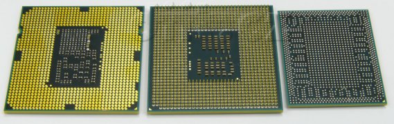 Nové Intel procesory Core i5 s integrovanou grafikou - pohled na piny