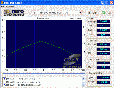 NEC ND-1100A - CDspeed DVD-video dvouvrstvé