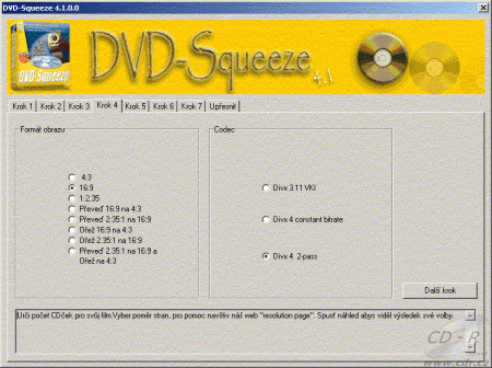 DVD squeeze - krok 4