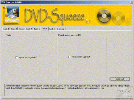 DVD squeeze - krok 6