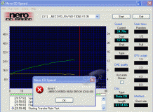 NEC ND-1300A - CDspeed čtení CD MRW