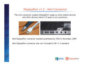 DisplayPort v1.2 - Mini-Connector