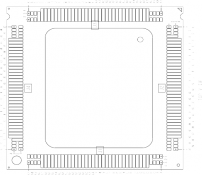 Nákres procesoru Itanium řady 9300