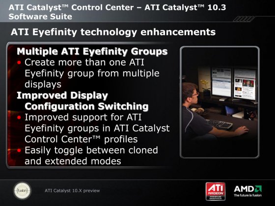 Prezentace ATI Catalyst 10.3 - ATI Eyefinity Groups