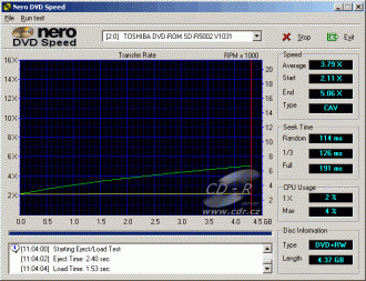 Toshiba CD-R5002 - CDspeed čtení DVD+RW