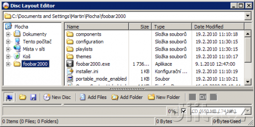 ImgBurn 2.5.1.0 - Disc Layout Editor