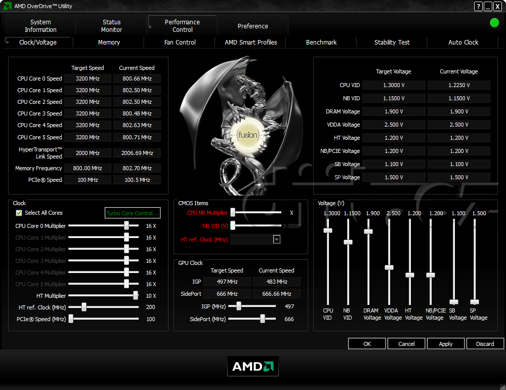 Amd overdrive turbo core control как включить