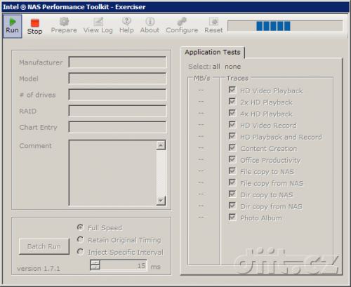 Intel NAS Performance toolkit