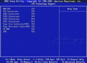 MSI 870A-G54 - BIOS: CPU Technology Support