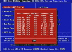 MSI 870A-G54 - BIOS - Memory-Z (F5)