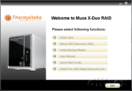 Thermaltake Muse X-Duo RAID - instalace