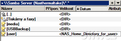 Thermaltake Muse X-Duo RAID - složky NAS ve Windows