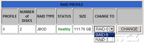 Thermaltake Muse X-Duo RAID - NAS Configurator nastavení RAID a JBOD