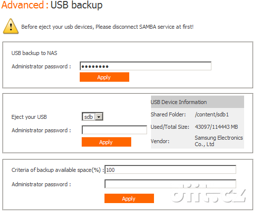 Thermaltake Muse X-Duo RAID - Advanced - USB backup