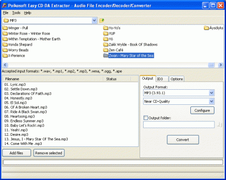 Easy CD-DA Extractor 6.0 - Audio File Converter