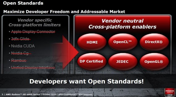 Architektura a technologie Radeonů HD 6800: open standards