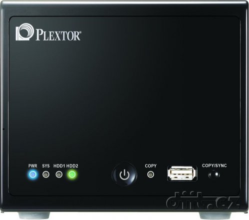 Plextor PX-NAS2 - přední panel
