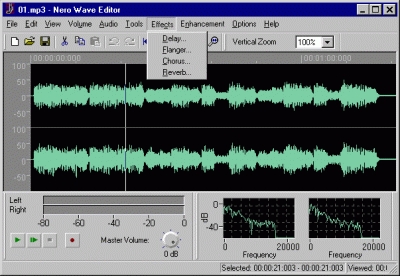 Nero 5.5 Wave Editor