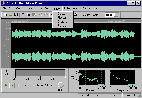 Nero wave editor как пользоваться