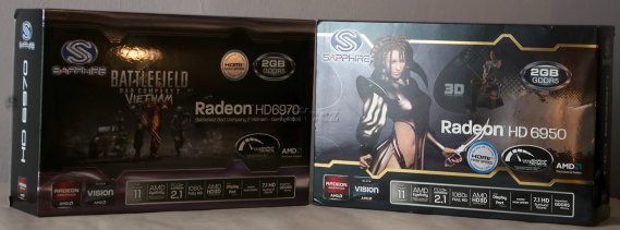 Radeon HD 6970: krabice 6970 a 6950