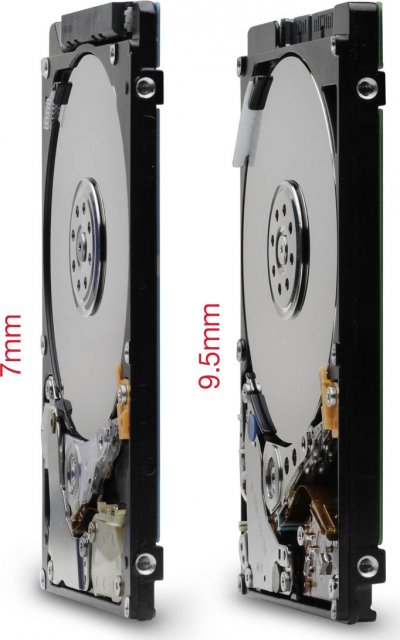 Hitachi 7mm a 9,5mm 2,5″ disk