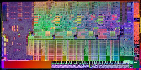Intel „Sandy Bridge“ - snímek jádra