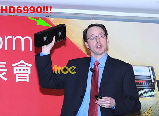 Zřejmě AMD Radeon HD 6990 v rukou Ricka Bergmana
