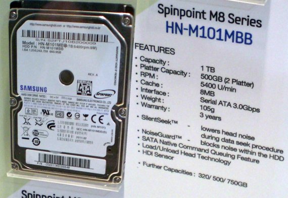 Samsung Spinpoint M8 HN-M101MBB - 1TB 9,5mm 2,5″ disk