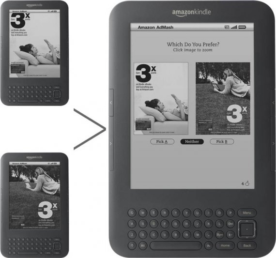 Amazon AdMash v Kindle