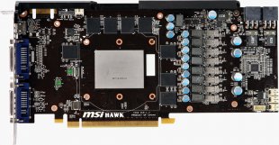 MSI N560GTX-Ti Hawk - PCB