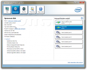 Intel Rapid Storage: SSD