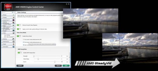 AMD Steady Video - nastavení