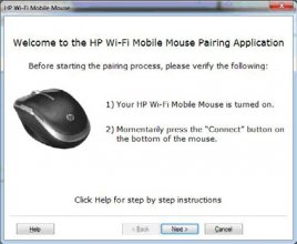 HP Wi-Fi Mobile Mouse - průvodce párováním