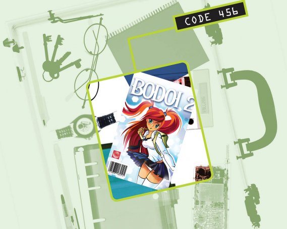 CDBLF suitcase with manga