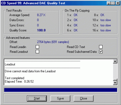 Teac W54e CDspeed99 advanced DAE