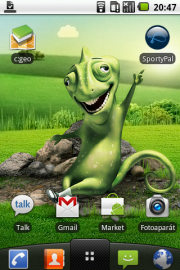 Android domácí obrazovka