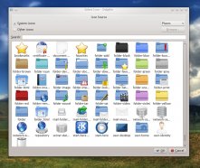 KDE 4.7 ikony Oxygen