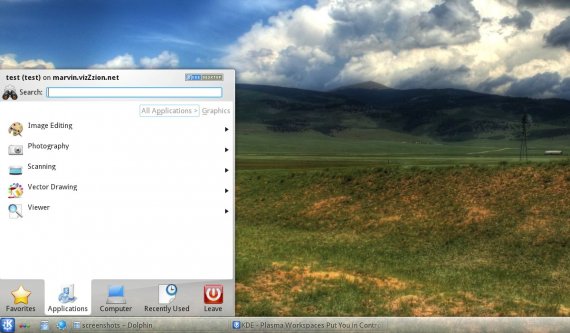 KDE 4.7 Kickoff