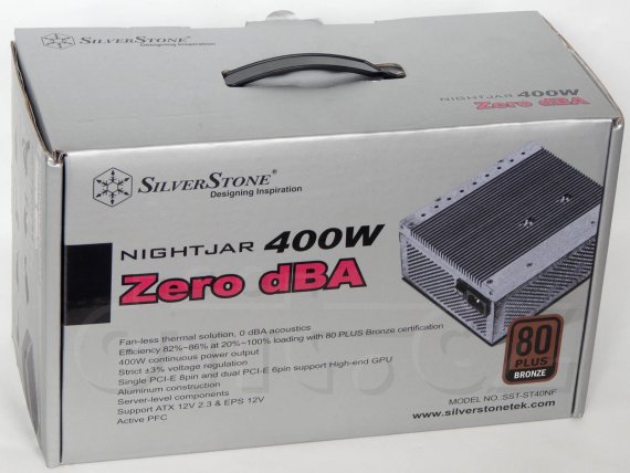 SilverStone Nightjar 400W SST-ST40NF - krabice