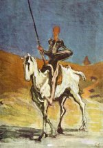 Don Quijote (autor: Honoré Daumier, zdroj: http://cs.wikipedia.org/wiki/Soubor:Honoré_Daumier_017_(Don_Quixote).jpg)