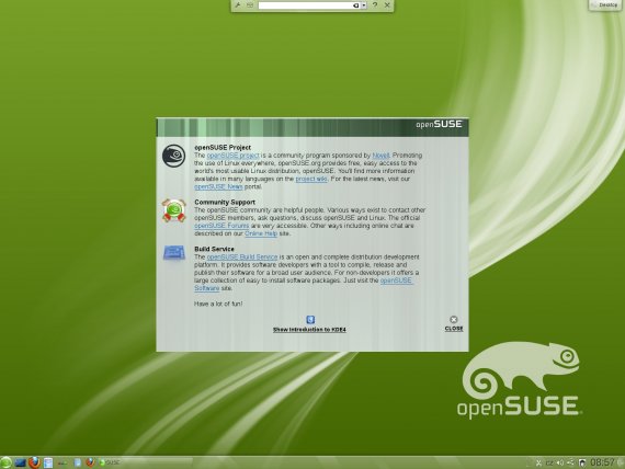 openSUSE 12.1 beta