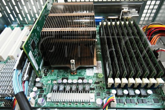 Server s AMD Opteron 6128 - procesor, paměti