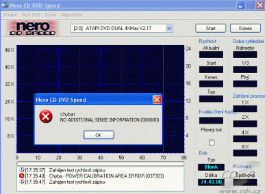 MSI DR-4A (8404A) - CDspeed zápis CD-RW Ultra Speed