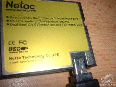 Netac FC Card - detail USB konektoru