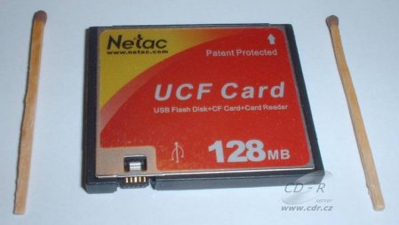 Netac UCF Card - porovnání se sirkou