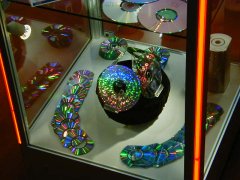 reflex CD label with hologram