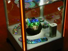 reflex CD label with hologram
