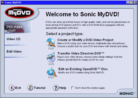 Sonic MyDVD