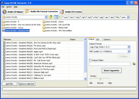 Easy CD-DA Extractor 7 Audio File Format Converter